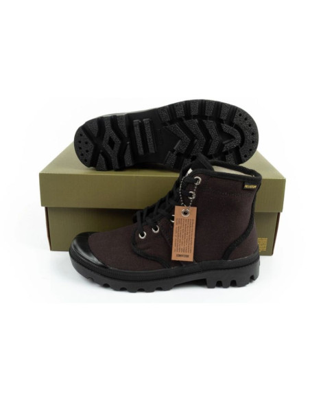 Buty sportowe damskie botki za kostkę palladium pallabrousse czarne