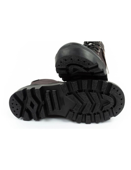 Buty sportowe damskie botki za kostkę palladium pallabrousse czarne