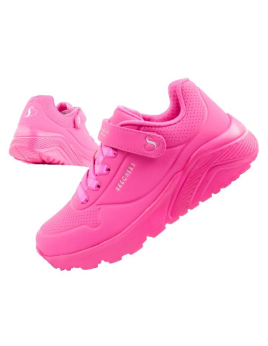 Skechers uno lite  buty sneakersy sportowe dziecięce różowe wygodne