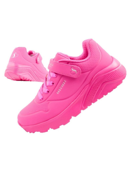Skechers uno lite  buty sneakersy sportowe dziecięce różowe wygodne