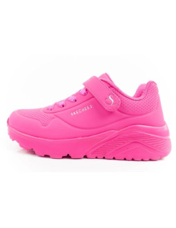 Skechers uno lite  buty sneakersy sportowe dziecięce różowe wygodne 2