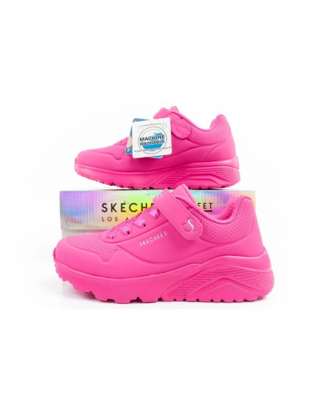 Skechers uno lite  buty sneakersy sportowe dziecięce różowe wygodne