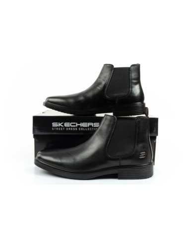 Skechers buty męskie sztyblety miller-boris eleganckie skórzane