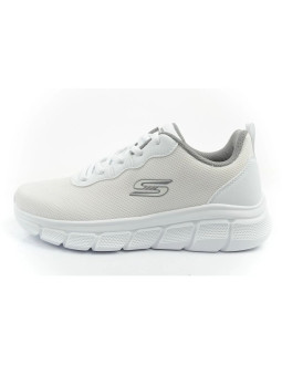Skechers buty sportowe sneakersy męskie bobs b flex modne białe 2