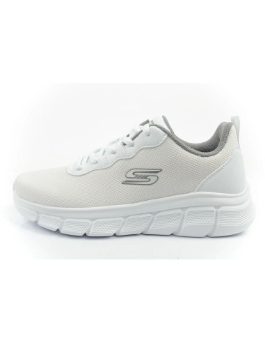 Skechers buty sportowe sneakersy męskie bobs b flex modne białe