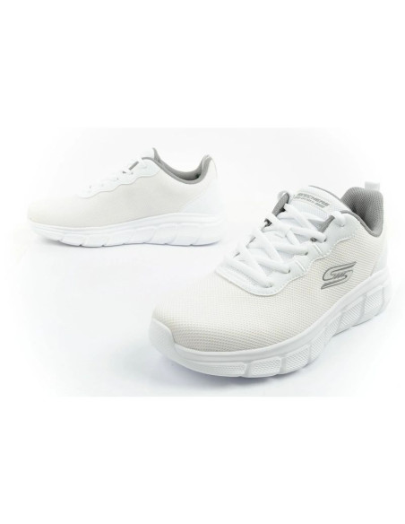 Skechers buty sportowe sneakersy męskie bobs b flex modne białe