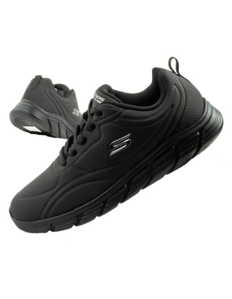 Skechers bobs b flex  buty sportowe sneakersy damskie modne czarne