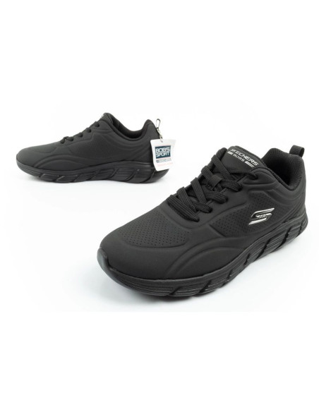 Skechers bobs b flex  buty sportowe sneakersy damskie modne czarne