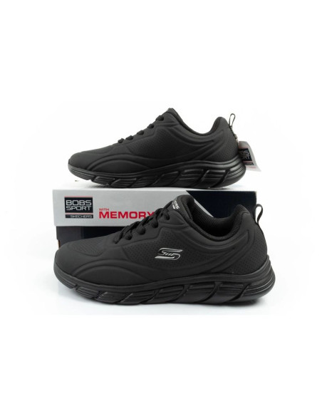 Skechers bobs b flex  buty sportowe sneakersy damskie modne czarne