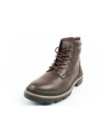 Wrangler nevada buty męskie sztyblety trzewiki eleganckie modne ciemny brąz