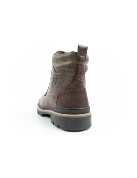 Wrangler nevada buty męskie sztyblety trzewiki eleganckie modne ciemny brąz