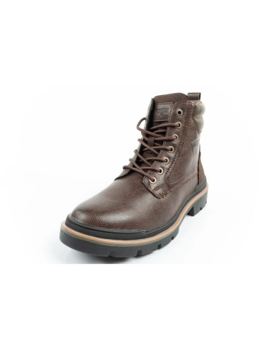 Wrangler nevada buty męskie sztyblety trzewiki eleganckie modne ciemny brąz