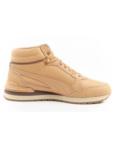 Puma st runner v4 mid buty sportowe męskie sneakersy za kostkę brązowe