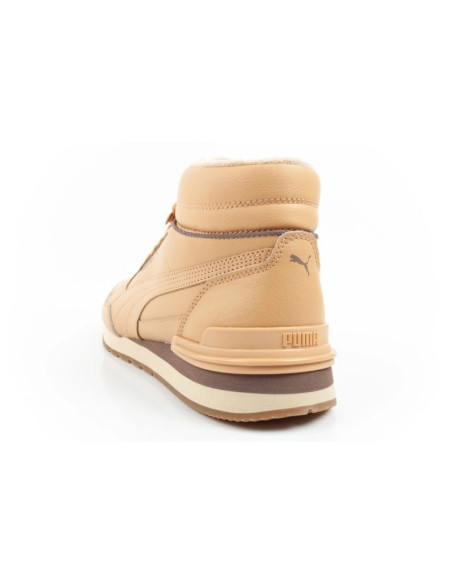 Puma st runner v4 mid buty sportowe męskie sneakersy za kostkę brązowe