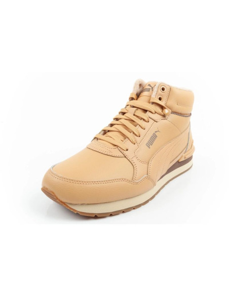 Puma st runner v4 mid buty sportowe męskie sneakersy za kostkę brązowe