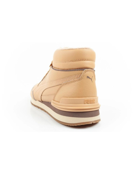 Puma st runner v4 mid buty sportowe męskie sneakersy za kostkę brązowe