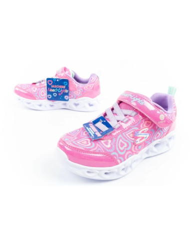 Skechers s lighs-heart buty dla dziewczynki sportowe wygodne led