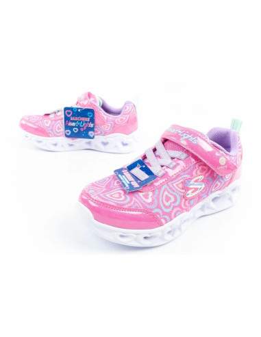 Skechers s lighs-heart buty dla dziewczynki sportowe wygodne led