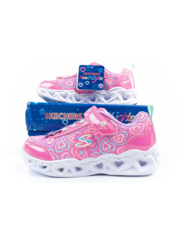 Skechers s lighs-heart buty dla dziewczynki sportowe wygodne led