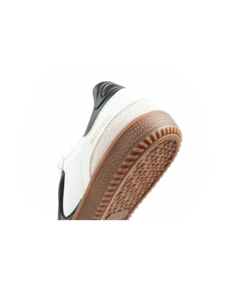 Buty sportowe damskie sneakersy skechers kickoff białe skórzane