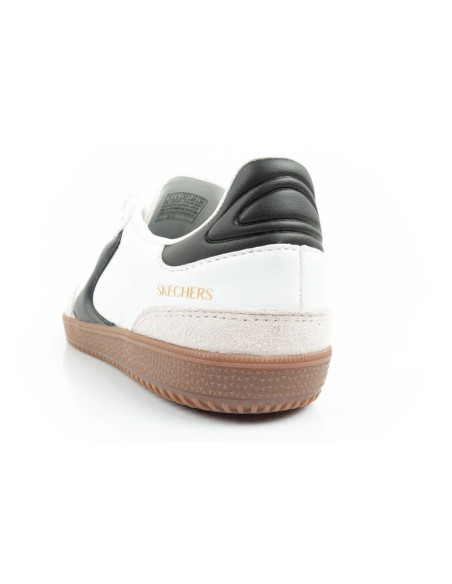 Buty sportowe damskie sneakersy skechers kickoff białe skórzane