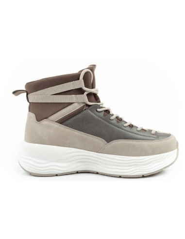 Lee cooper buty sportowe sneakersy damskie modne wygodne za kostkę beżowe