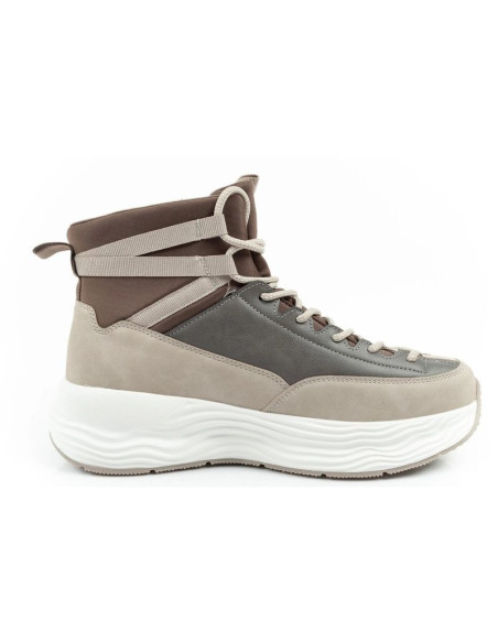 Lee cooper buty sportowe sneakersy damskie modne wygodne za kostkę beżowe