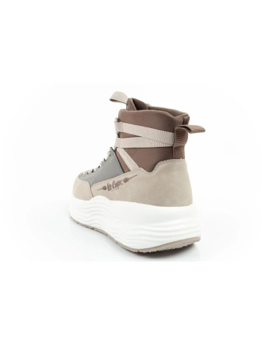 Lee cooper buty sportowe sneakersy damskie modne wygodne za kostkę beżowe