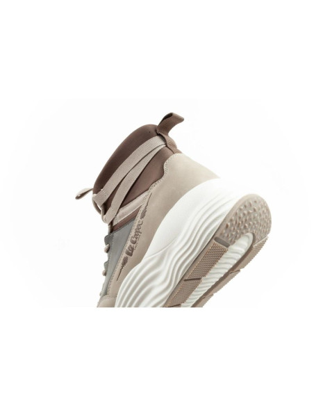 Lee cooper buty sportowe sneakersy damskie modne wygodne za kostkę beżowe