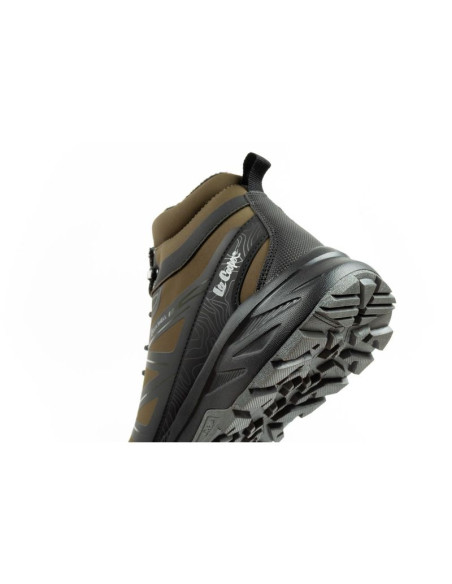 Lee cooper buty męskie zimowe trekkingowe ocieplane wodoodporne zielone