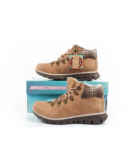 Skechers buty zimowe botki damskie synergy ocieplane scotchgard