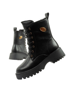 Lee cooper buty botki trapery damskie sztyblety skórzane ocieplane