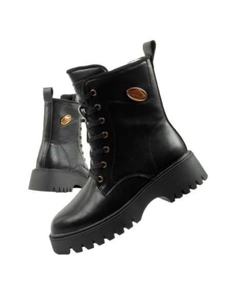 Lee cooper buty botki trapery damskie sztyblety skórzane ocieplane