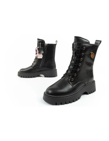 Lee cooper buty botki trapery damskie sztyblety skórzane ocieplane