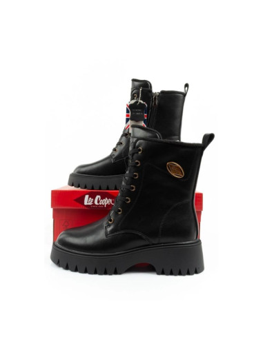 Lee cooper buty botki trapery damskie sztyblety skórzane ocieplane