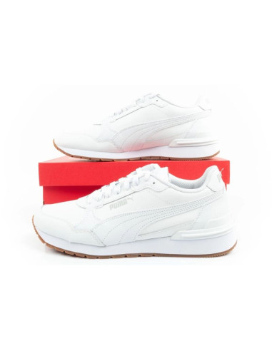 Puma st runner v4  buty sportowe sneakersy męskie białe skóra modne