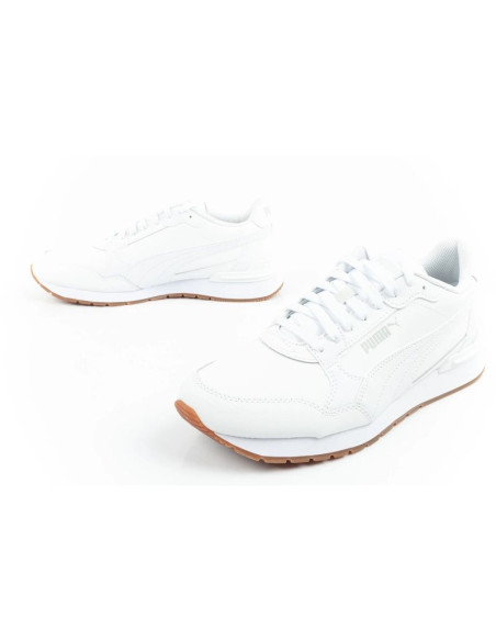 Puma st runner v4  buty sportowe sneakersy męskie białe skóra modne