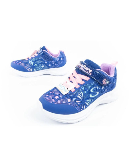 Skechers jumpsters buty dziecięce sportowe dla dziewczynki brokatowe