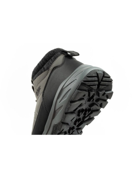Lee cooper buty sportowe męskie zimowe trekkingowe ocieplane za kostkę szare