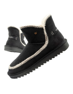 Wrangler elsa buty zimowe botki za kostkę ocieplane wygodne modne czarne