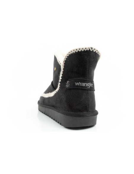 Wrangler elsa buty zimowe botki za kostkę ocieplane wygodne modne czarne