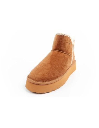 Wrangler elsa buty zimowe botki za kostkę ocieplane wygodne modne brązowe