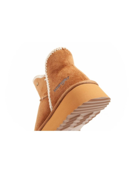 Wrangler elsa buty zimowe botki za kostkę ocieplane wygodne modne brązowe