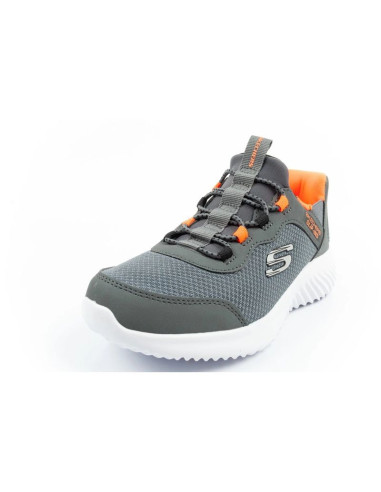 Skechers bounder slip-ins buty młodzieżowe sportowe dziecięce szare