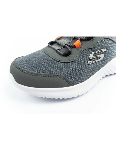 Skechers bounder slip-ins buty młodzieżowe sportowe dziecięce szare