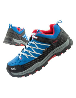 Cmp kids rigel buty dziecięce trekkingowe wodoodporne wytrzymałe niebieskie