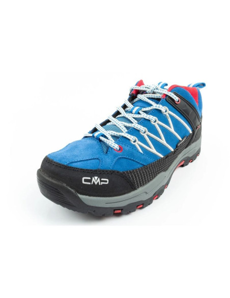 Cmp kids rigel buty dziecięce trekkingowe wodoodporne wytrzymałe niebieskie