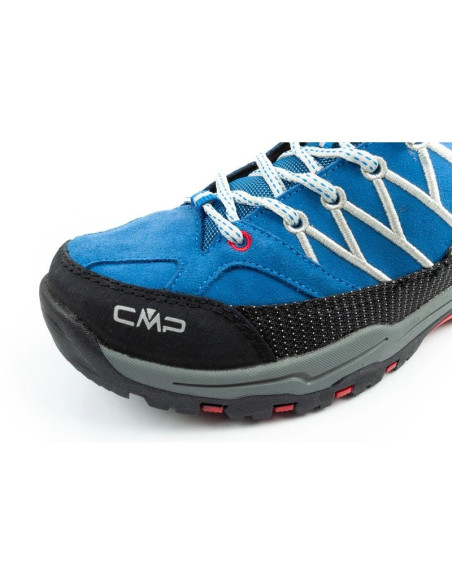 Cmp kids rigel buty dziecięce trekkingowe wodoodporne wytrzymałe niebieskie