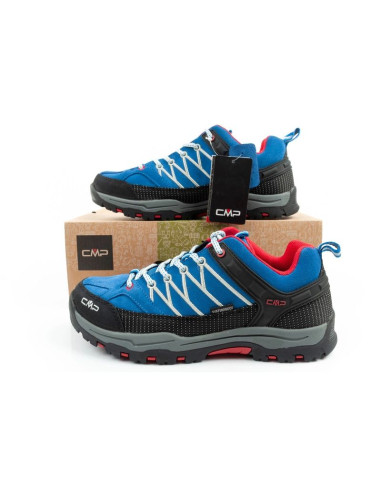 Cmp kids rigel buty dziecięce trekkingowe wodoodporne wytrzymałe niebieskie
