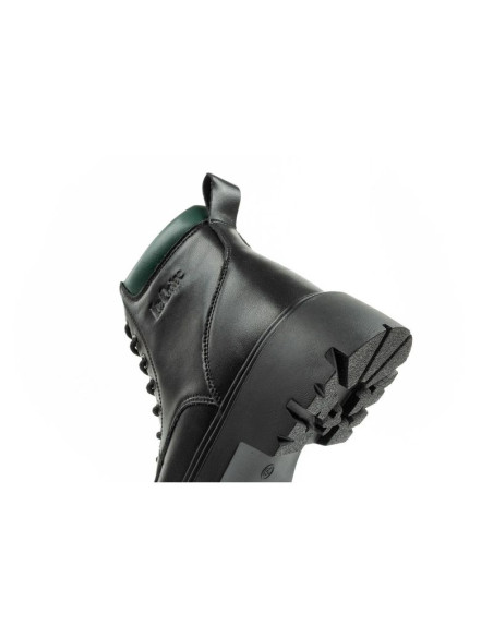 Lee cooper buty botki trapery damskie sztyblety skórzane ocieplane sznurowane